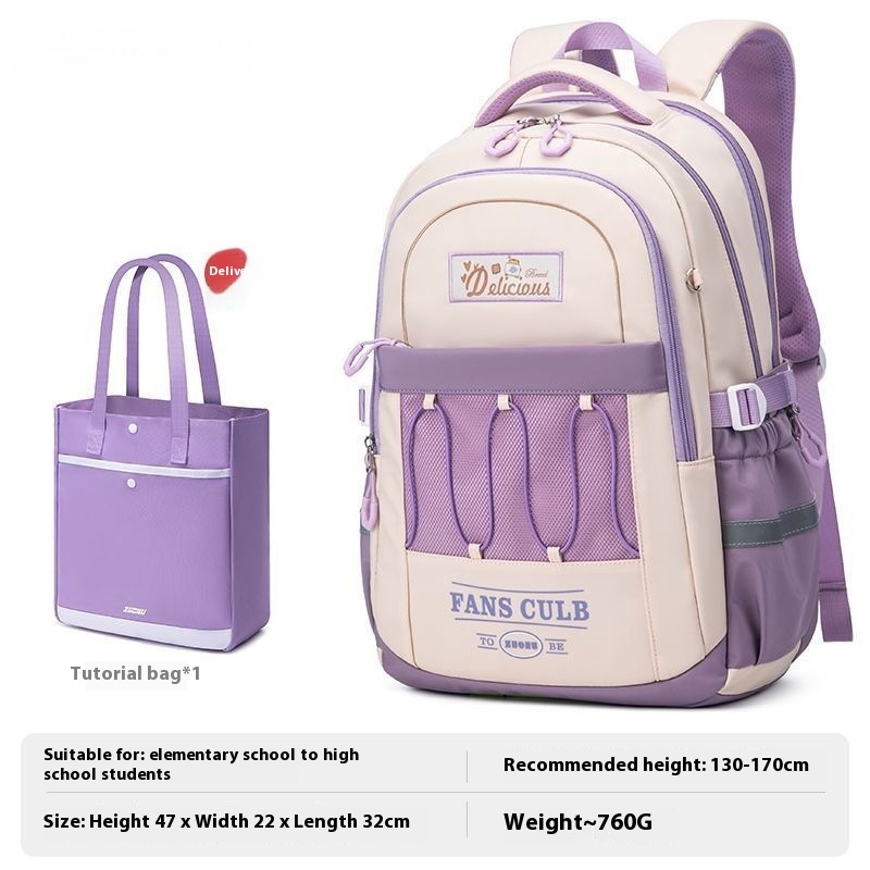 Large Capacity Girl's Backpack - Image 3
