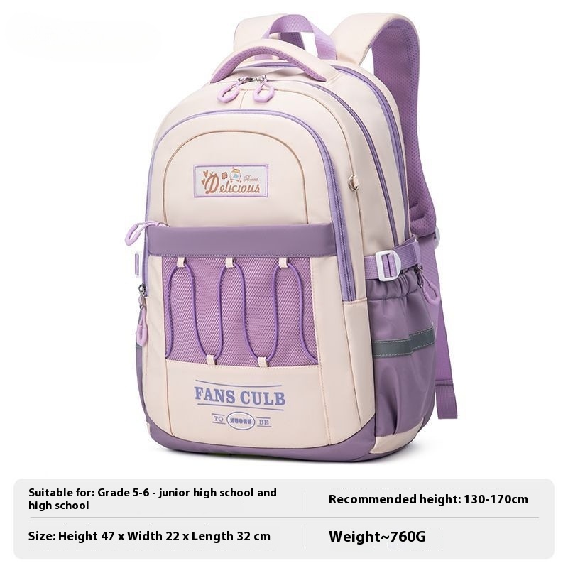 Large Capacity Girl's Backpack - Image 6