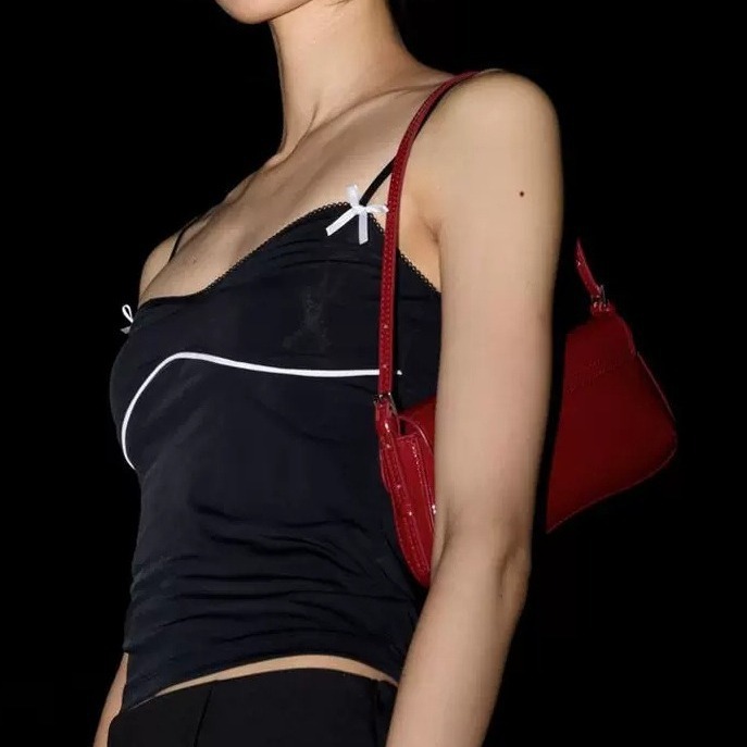 French Stick Underarm Bag Fashion Simple Retro Shoulder Bag - Image 5